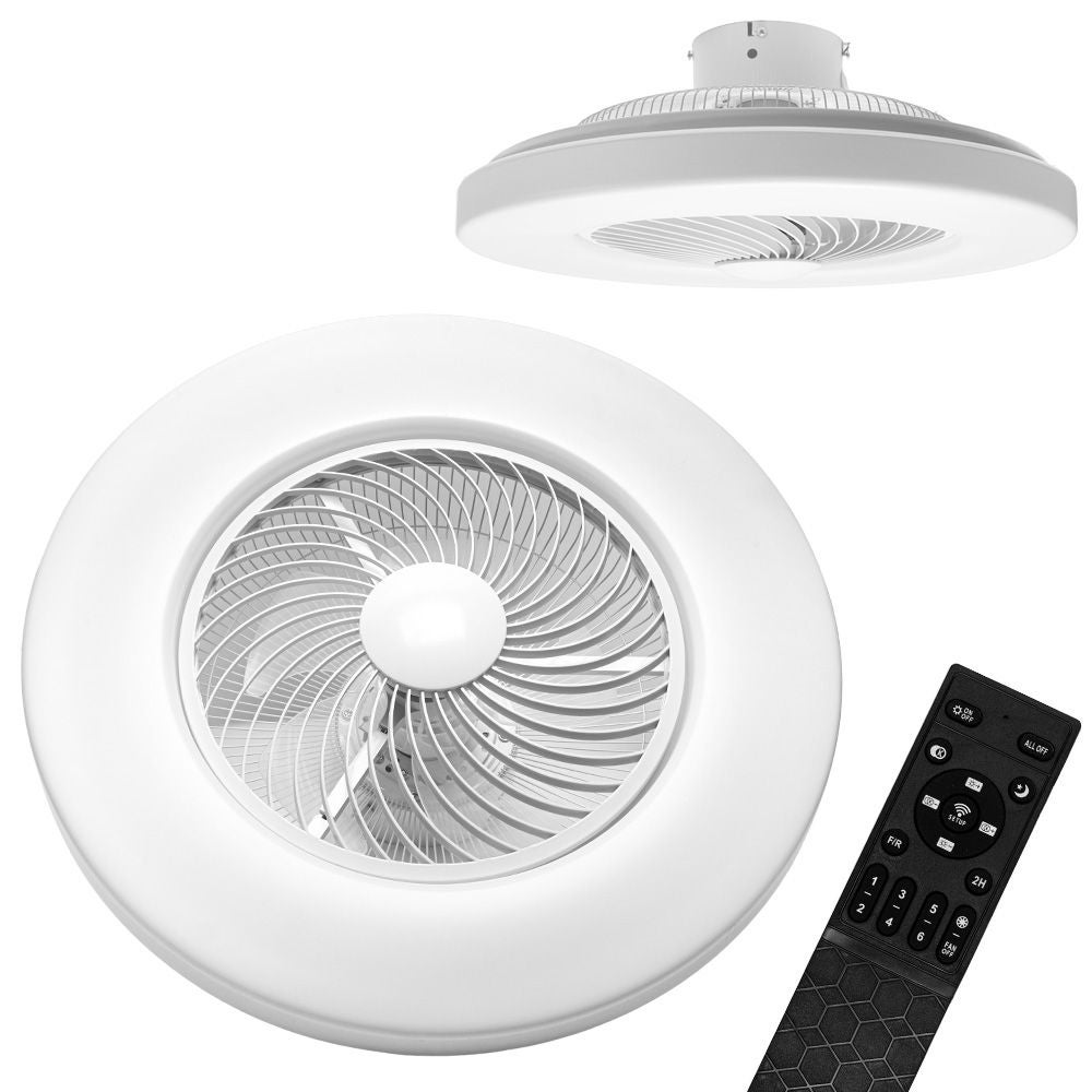 Lampa Z Wiatrakiem Toolight App1551-C Biały