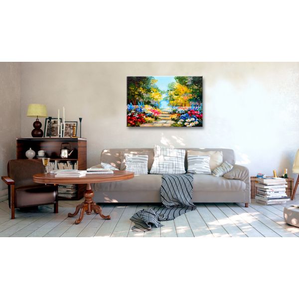 Tableau The Flowers Alley 120x80 cm - 2