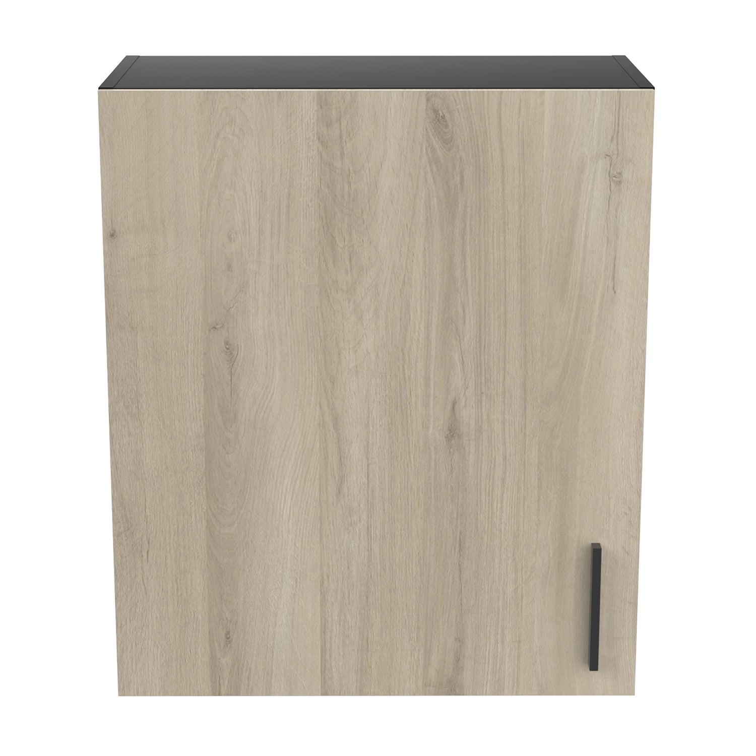 Meuble haut de cuisine coloris chêne kronberg, noir mat Longueur 60 x — free download