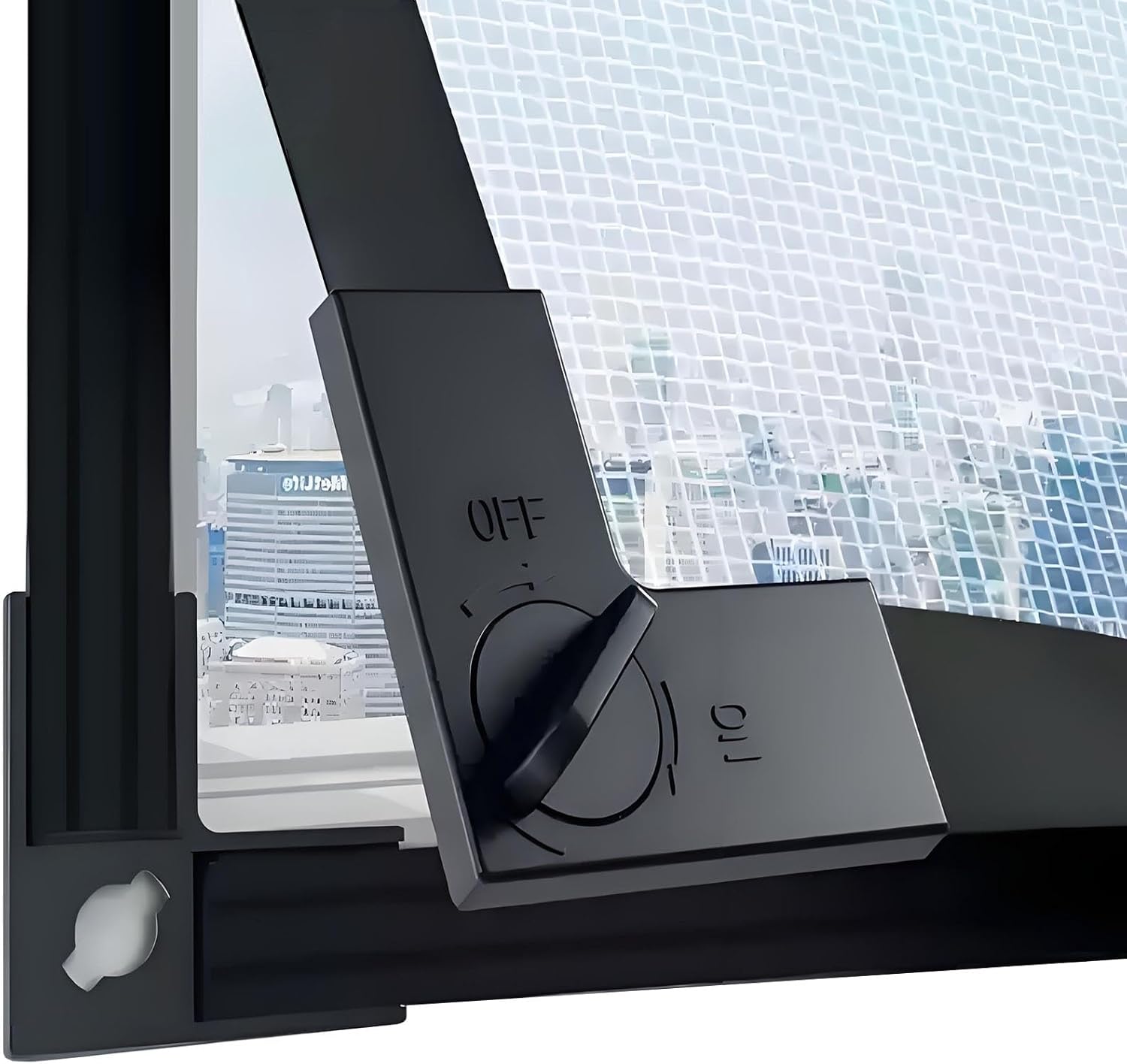 Regulowana magnetyczna moskitiera okienna - wzmocnione samozamykające się magnesy, zestaw do samodzielnego montażu - Pełne uszczelnienie okna