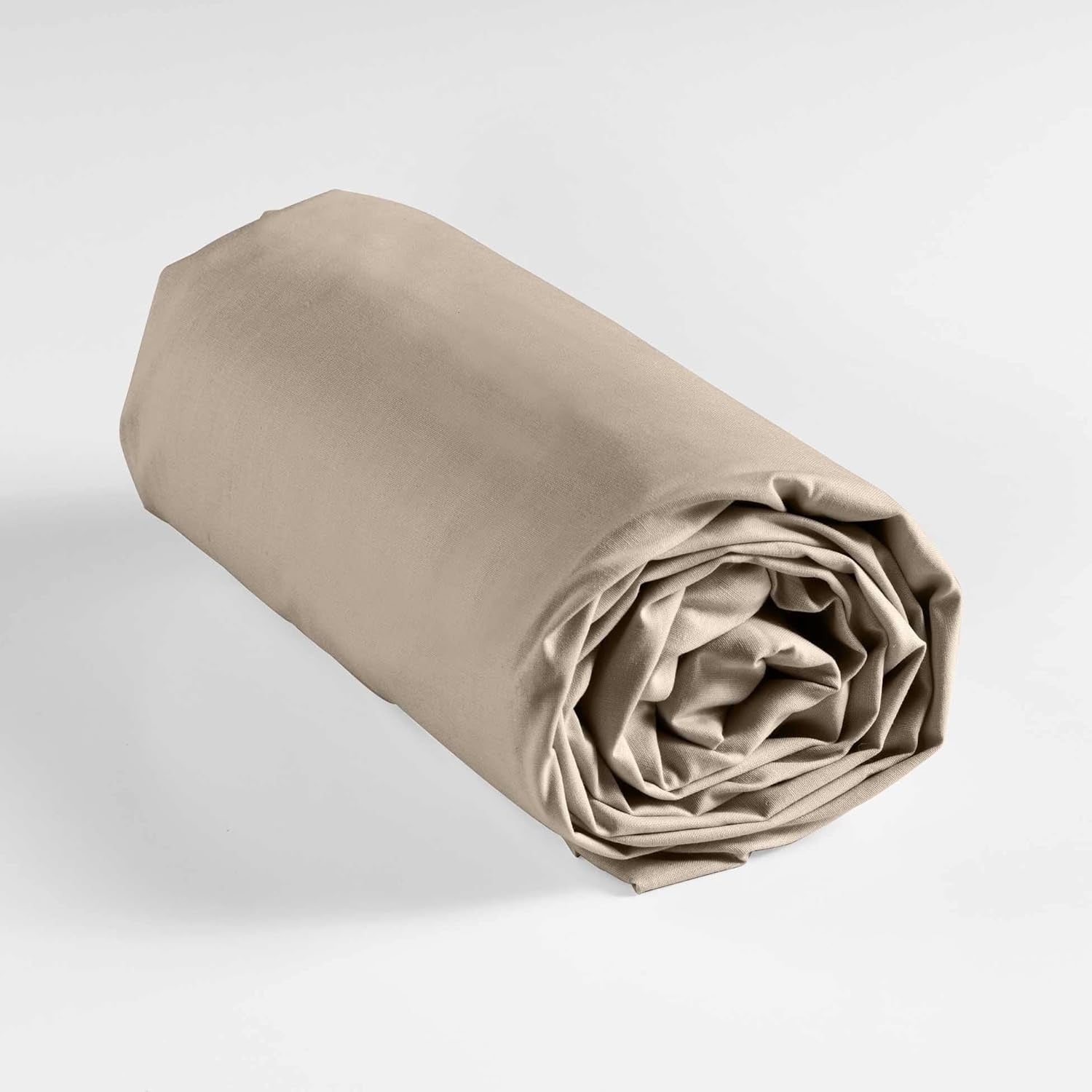 Pack Housse de Couette Dakar 240 x 220 cm + Drap Housse 140x190 cm Beige - 4