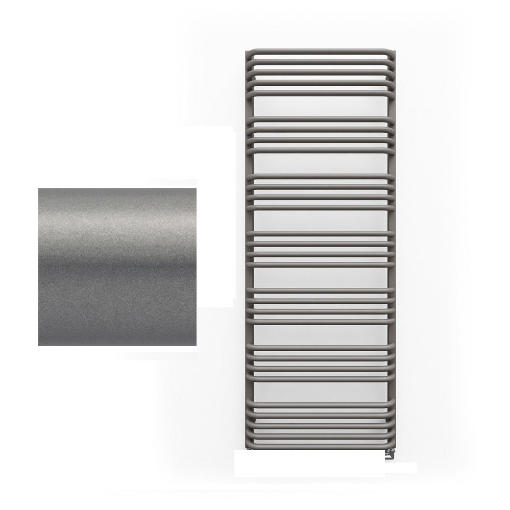 Sèche serviette électrique chrome-mat inox - EMMA - 800 watt - 114 x 60 - 2