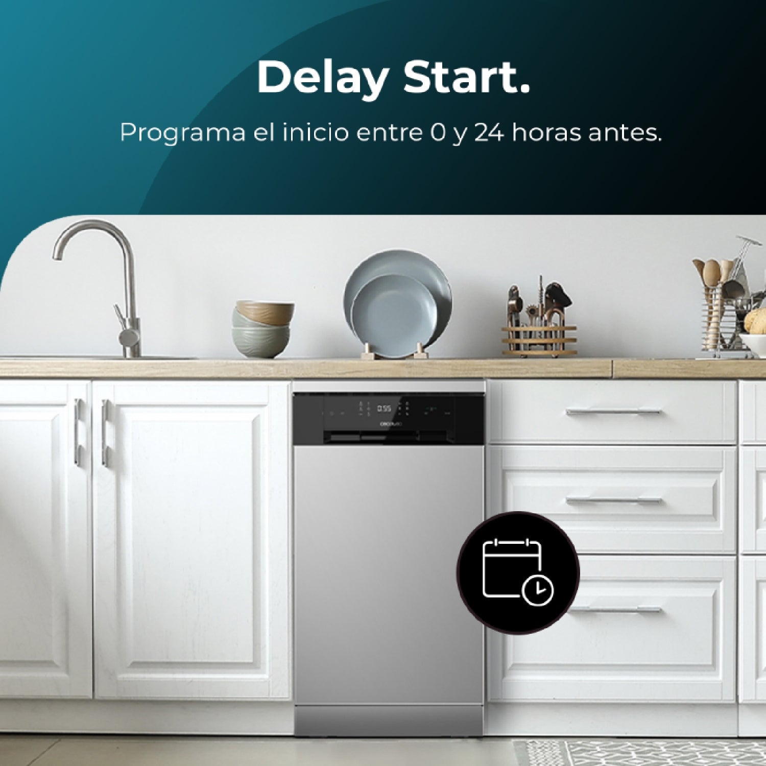 Lave-vaisselle Cecotec Bolero Aguazero 4201 45 cm - 8