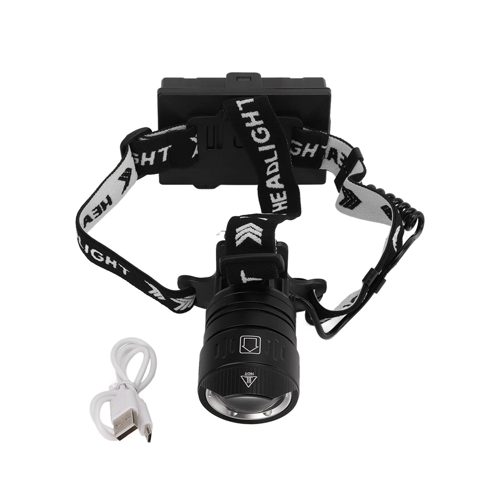 Lampe Frontale Super Lumineuse 3000 Lumens – Rechargeable Et Anti-chocs