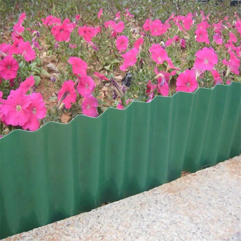 1 rouleau de bordure de jardin, clôture de bordure paysagère, bordure décorative pour plantes et fleurs, accessoires de jardin extérieur, 20 x 900 cm - 5