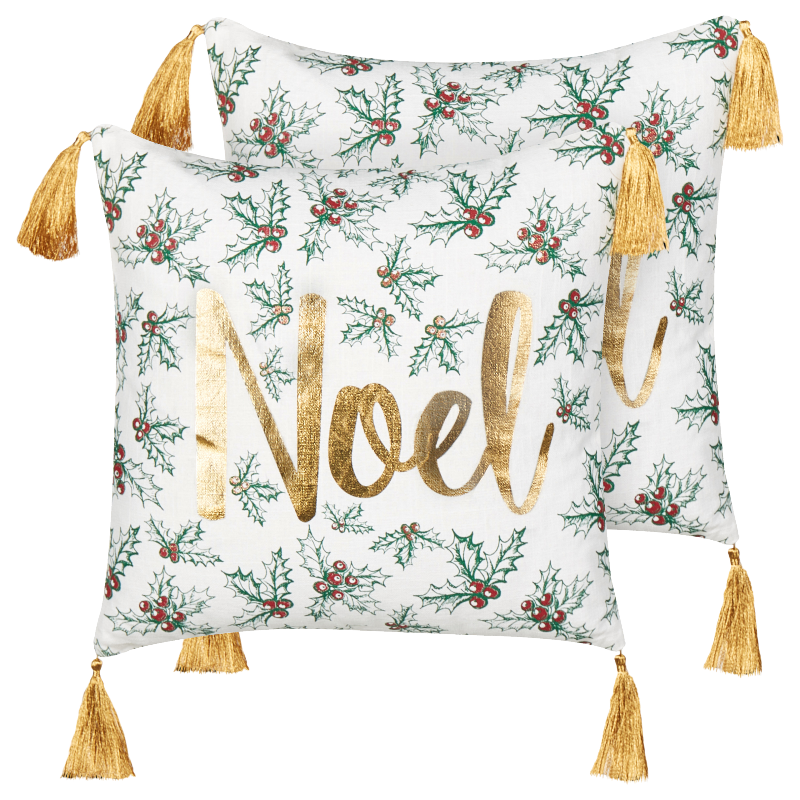 Fukeen Set Di 4 Federe Per Cuscini 45x45 Cm - Misto Lino E Cotone Con Stampa Palma Di Cocco, Retro In Tinta Unita