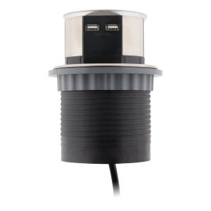 Prise encastrée Ports USB et Chargeur Induction QI - Otio