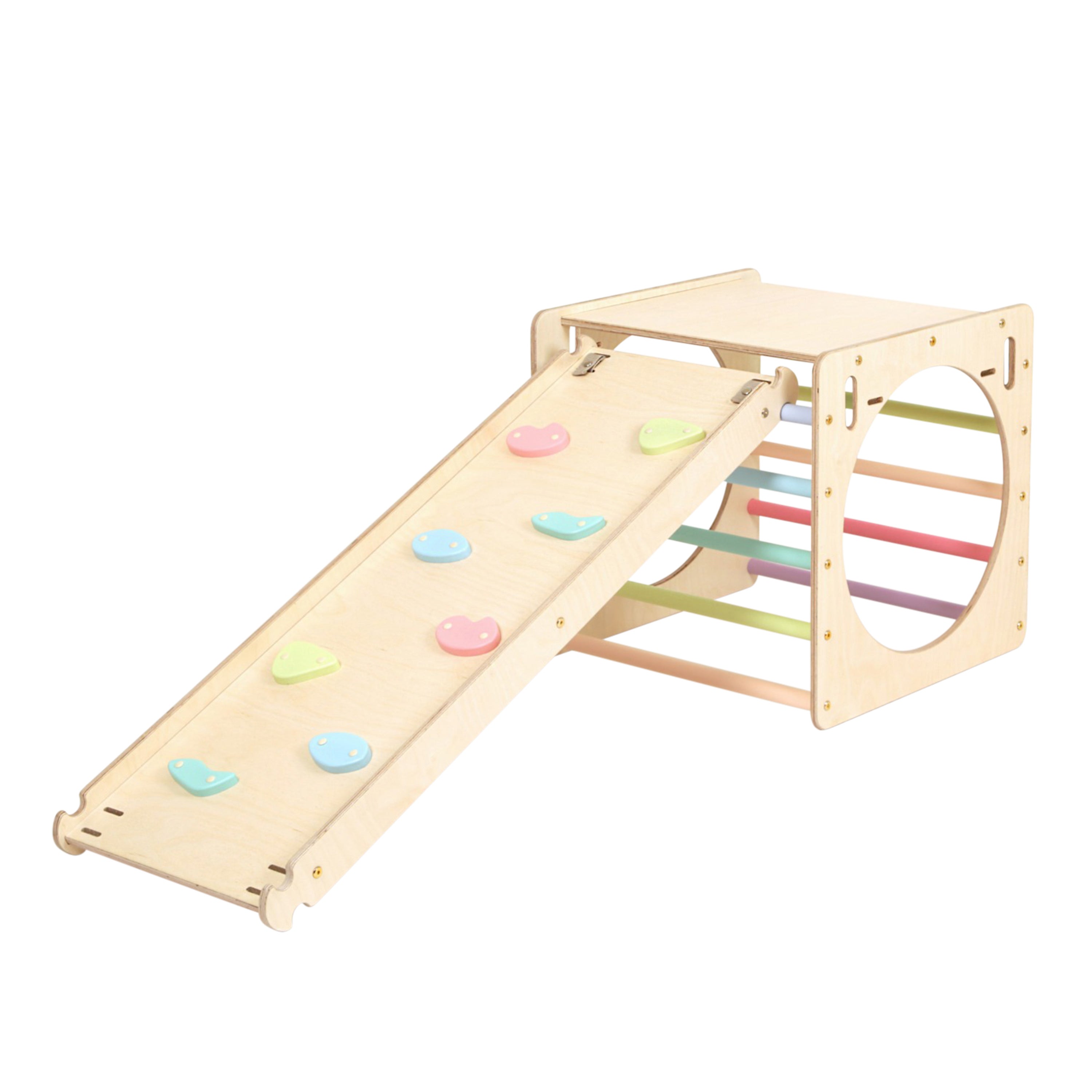 EDUPLAY 120273 Cubo in schiuma con tasche, 15,5x15,5 cm