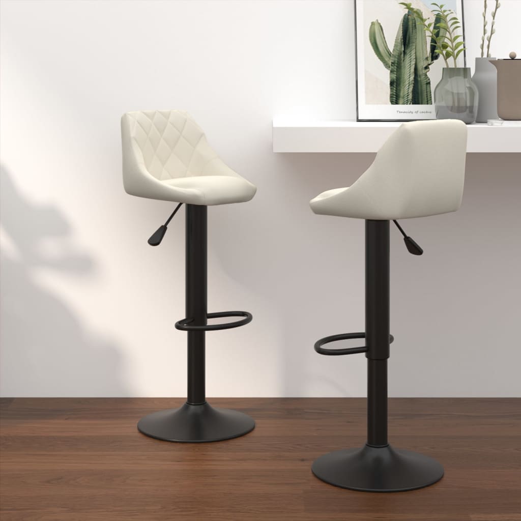 Lot de 2 tabourets de bar en rotin H68cm - NUNUHAI Lot de 2 tabourets de bar en rotin H68cm - NUNUHAI