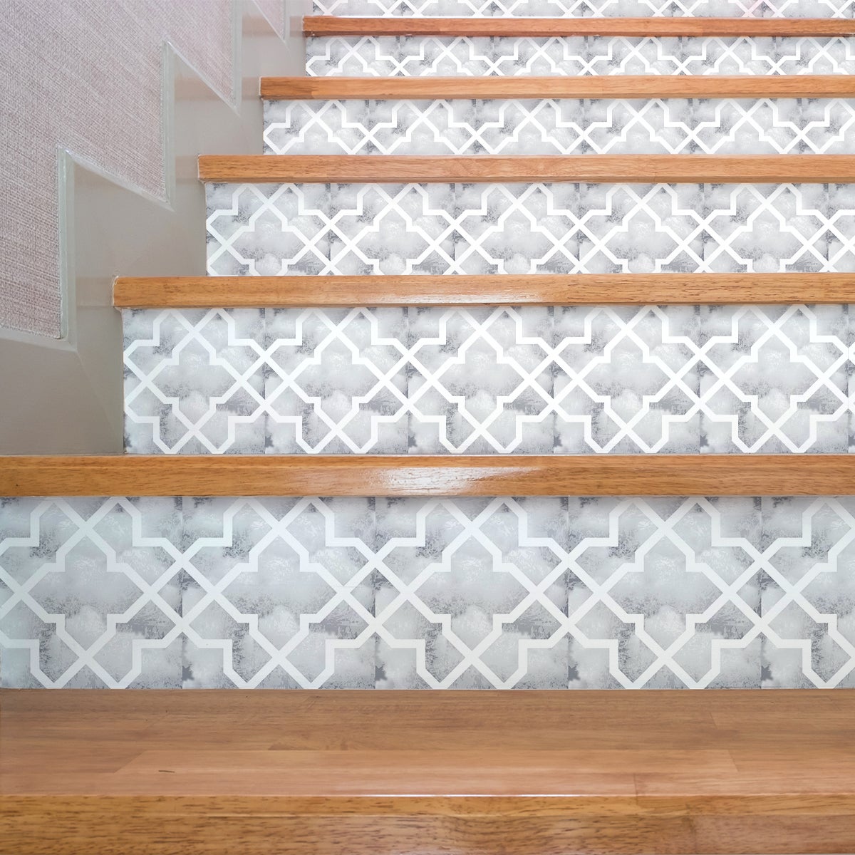 Adesivi alzata piastrelle di cemento faniga x 2 - Sticker adesivo - adesivi murali - 2striscedi15cmx105cm - 3