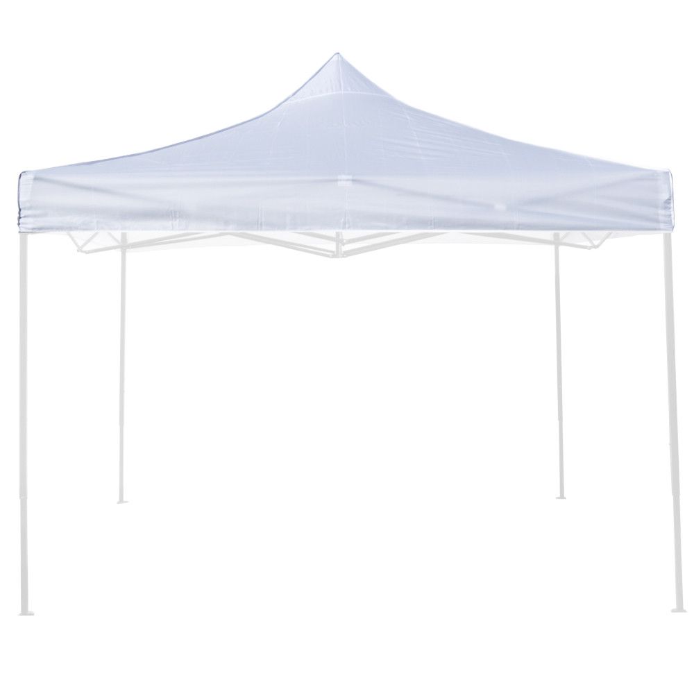 Couverture de toit étanche blanche 3x3 pour remplacement de gazebo pliable - 2