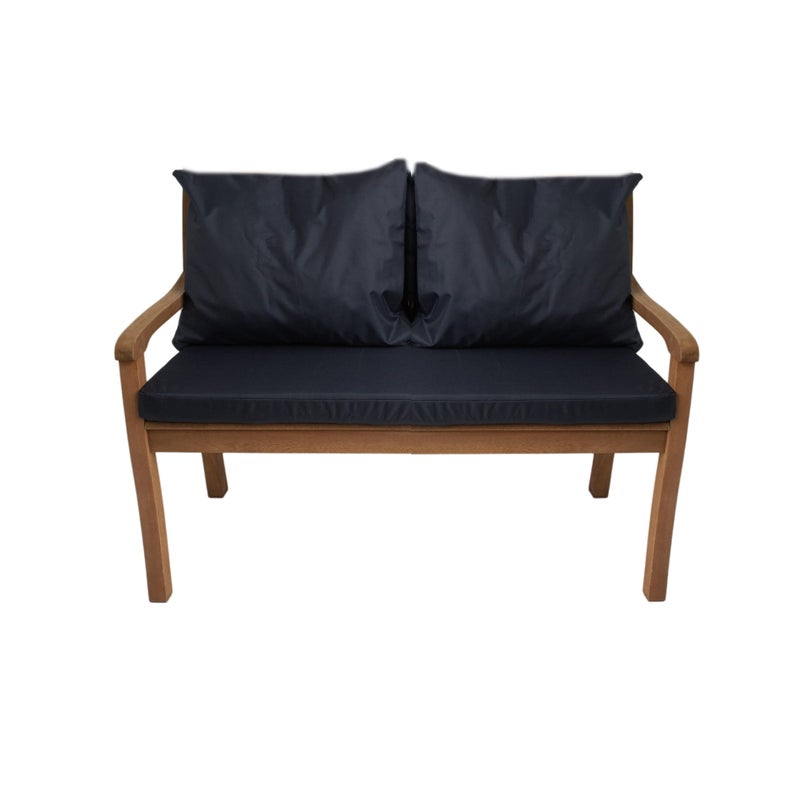 Poduszka ogrodowa na ławkę 120x50x7cm/2x50x56cm Poduszka na ławkę Granatowa poduszka na meble ogrodowe Wygodne poduszki na sofę na patio i werandy