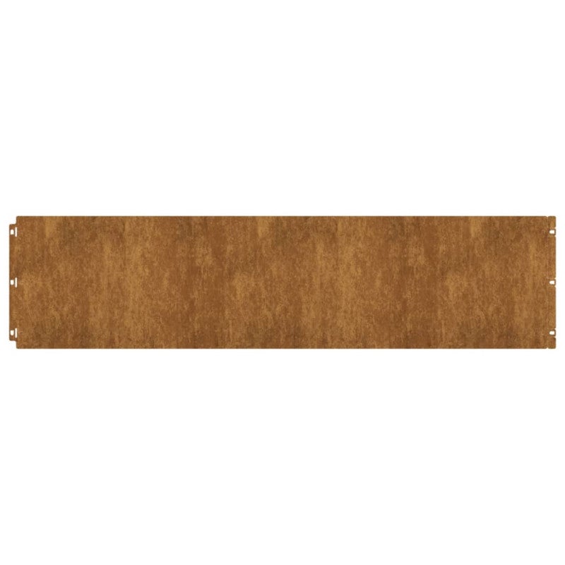 Bordures de pelouse 10 pcs 25x103 cm acier corten flexible - 3