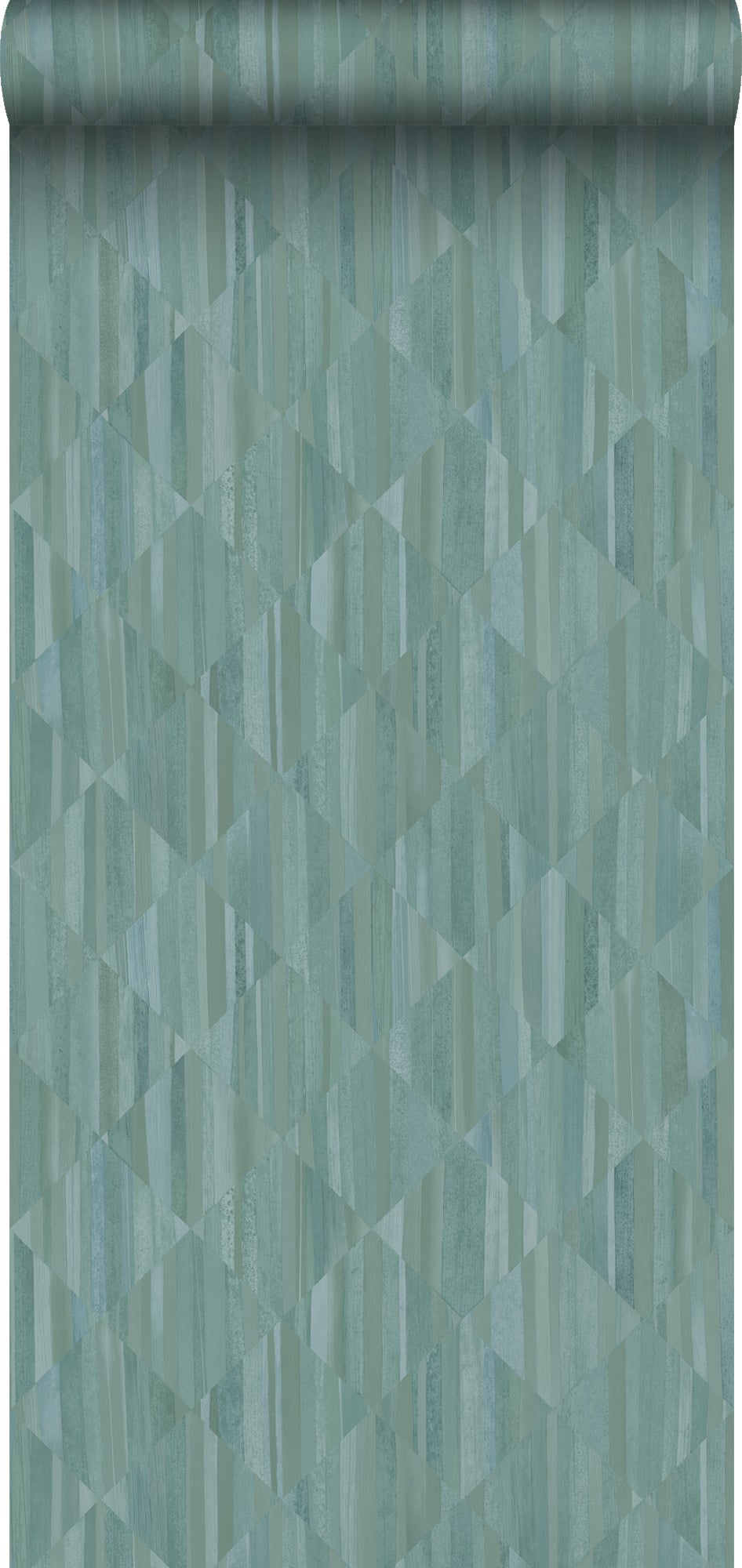 Tapeta Motyw drewna 3D niebiesko-zielonym - 50 x 900 cm - ORIGIN