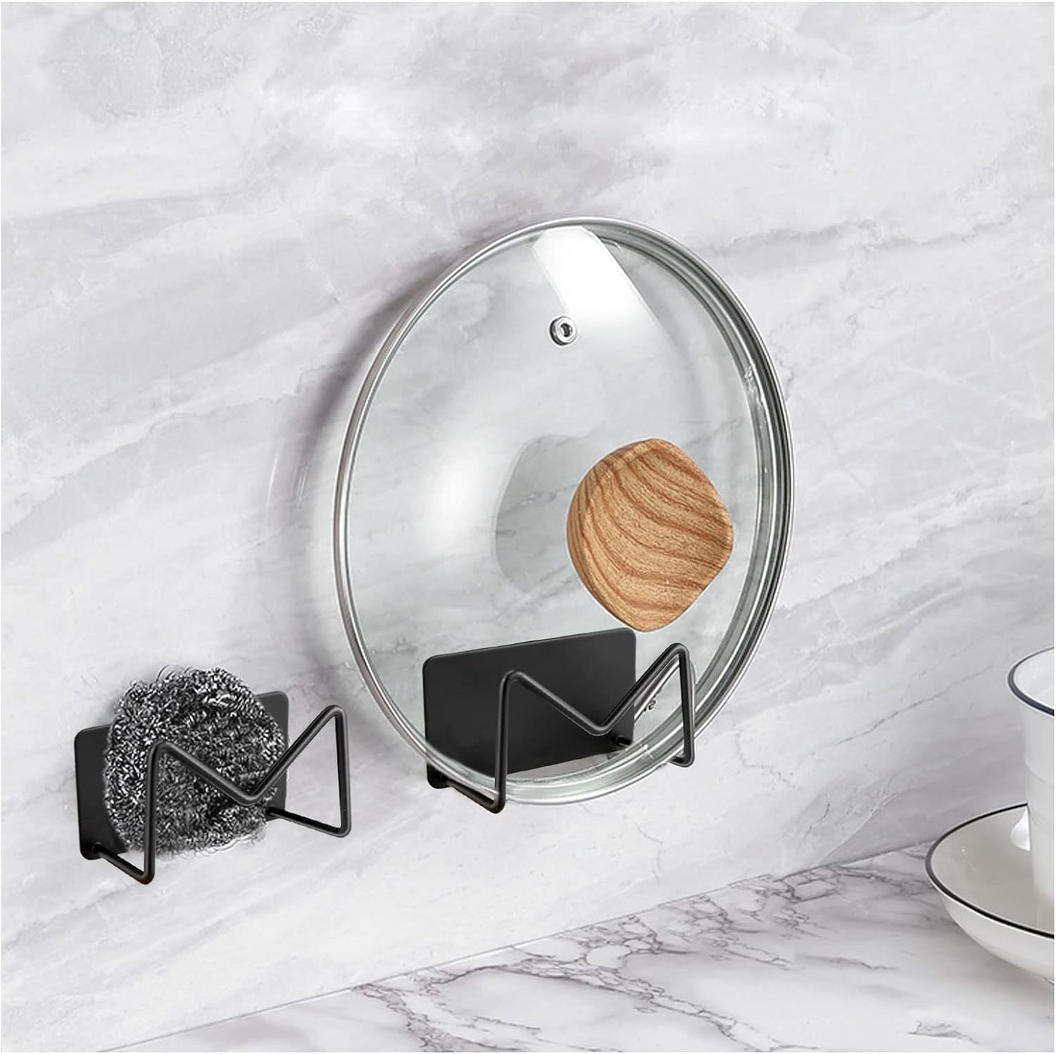 Helweet Porta Spugne Lavello, Porta Spugna Autoadesivo Da Cucina, Porta