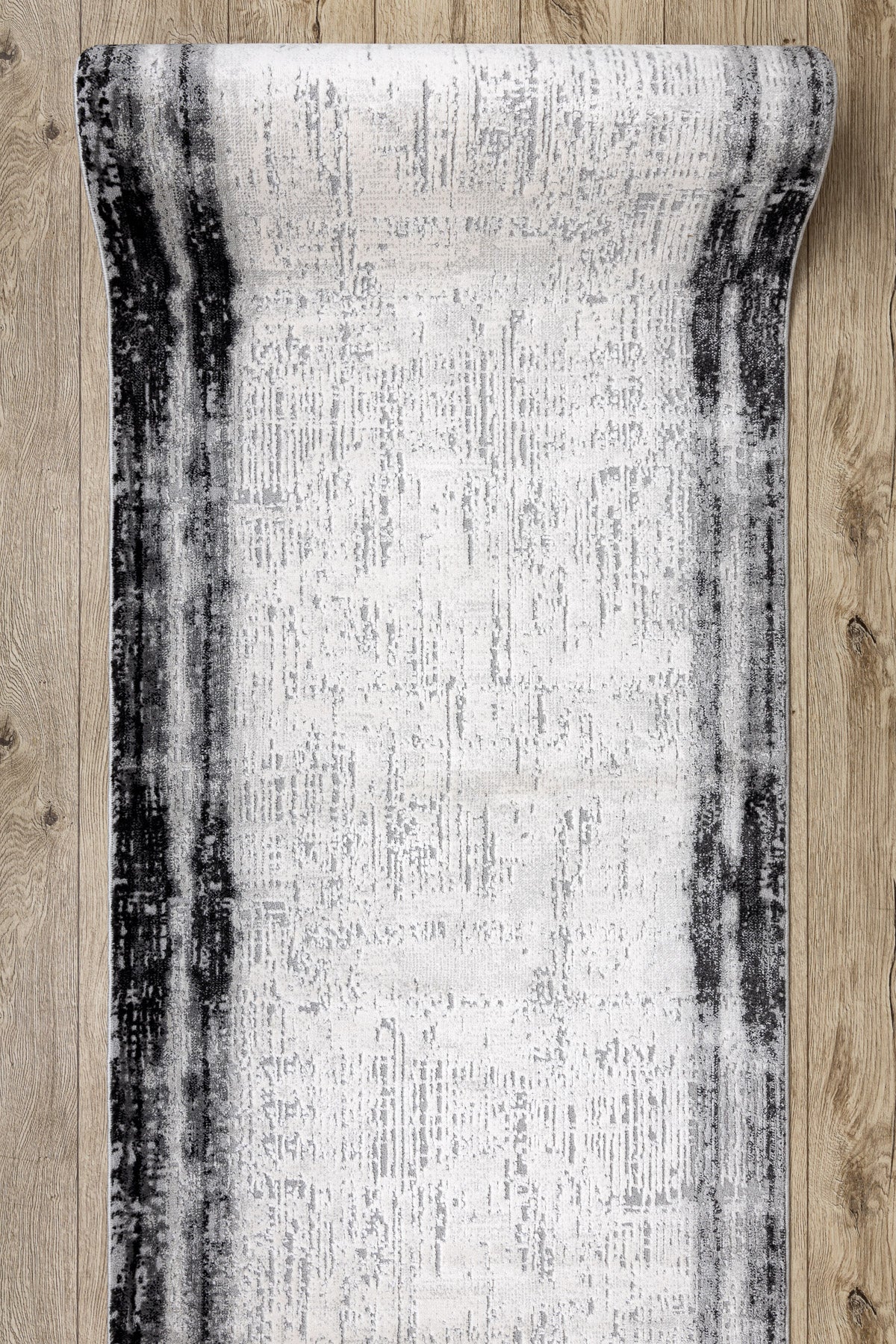 Tapis de couloir TULS 51235 moderne, anthracite 90 cm 90x880 cm - 5