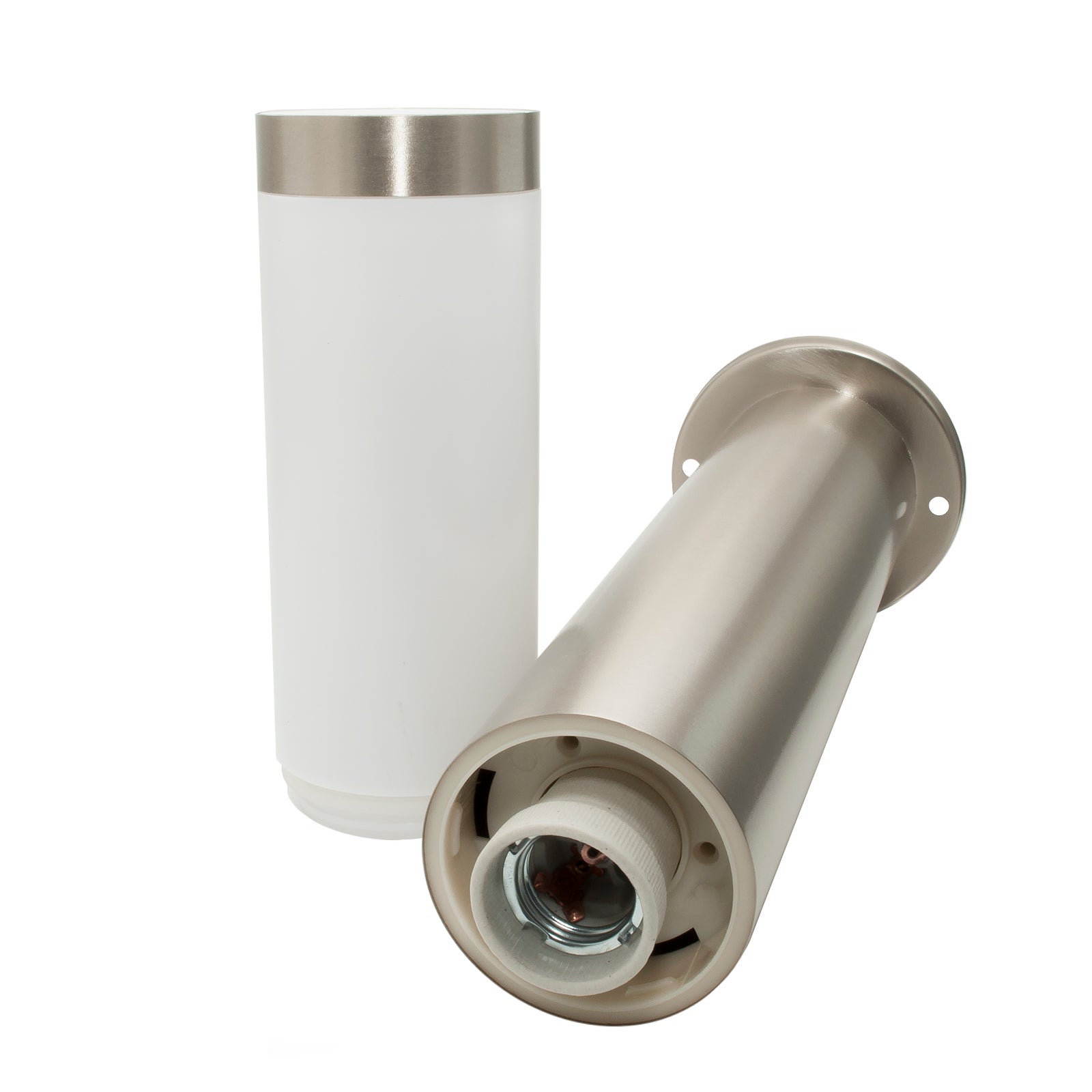 TOKYO Lampione LED attacco E27 acciaio inox palo 80cm impermeabile esterni luce giardino viale sentiero cortile 230V MISURA 80CM - 3