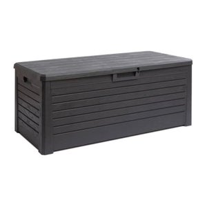 Toomax Baule Porta Attrezzi Da Giardino 842 Litri | Colore Antracite/Grigio Tortora, Resistente UV - Foto 2