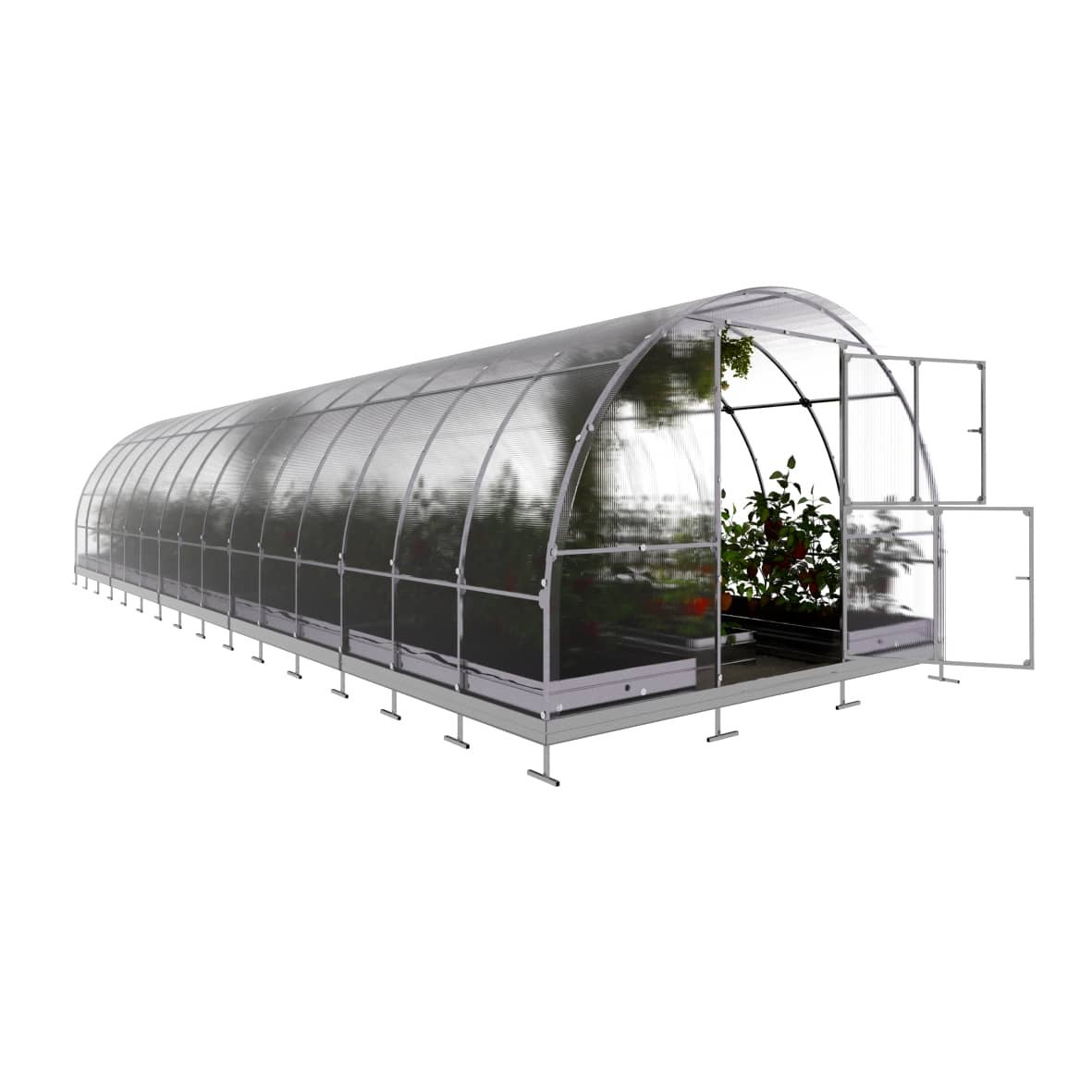 Serre de jardin KLASIKA TUBE 3 x 10 m (30 m²), 6 mm avec revêtement en polycarbonate - 4