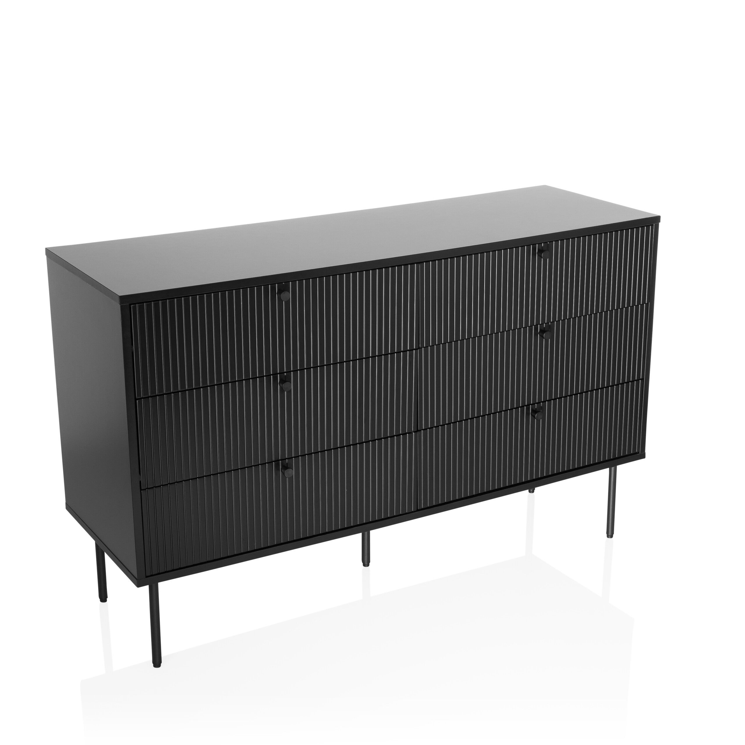 Kredens KARBY S Czarny hjh LIVING