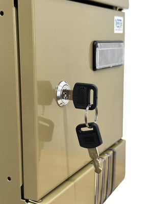 Cassetta Postale IRON Nero - 300x210x70 Mm, Con Chiavi E Kit Di Fissaggio - Foto 7