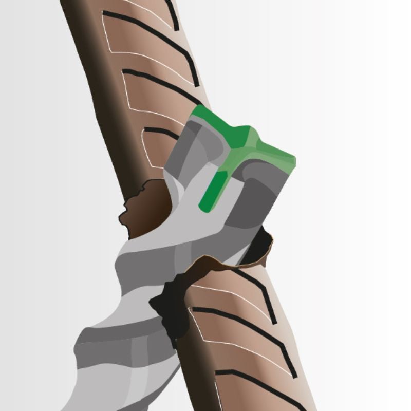 Foret béton SDS-Plus 3 taillants Ø8x260mm - DIAGER 113D08L0260 - 2