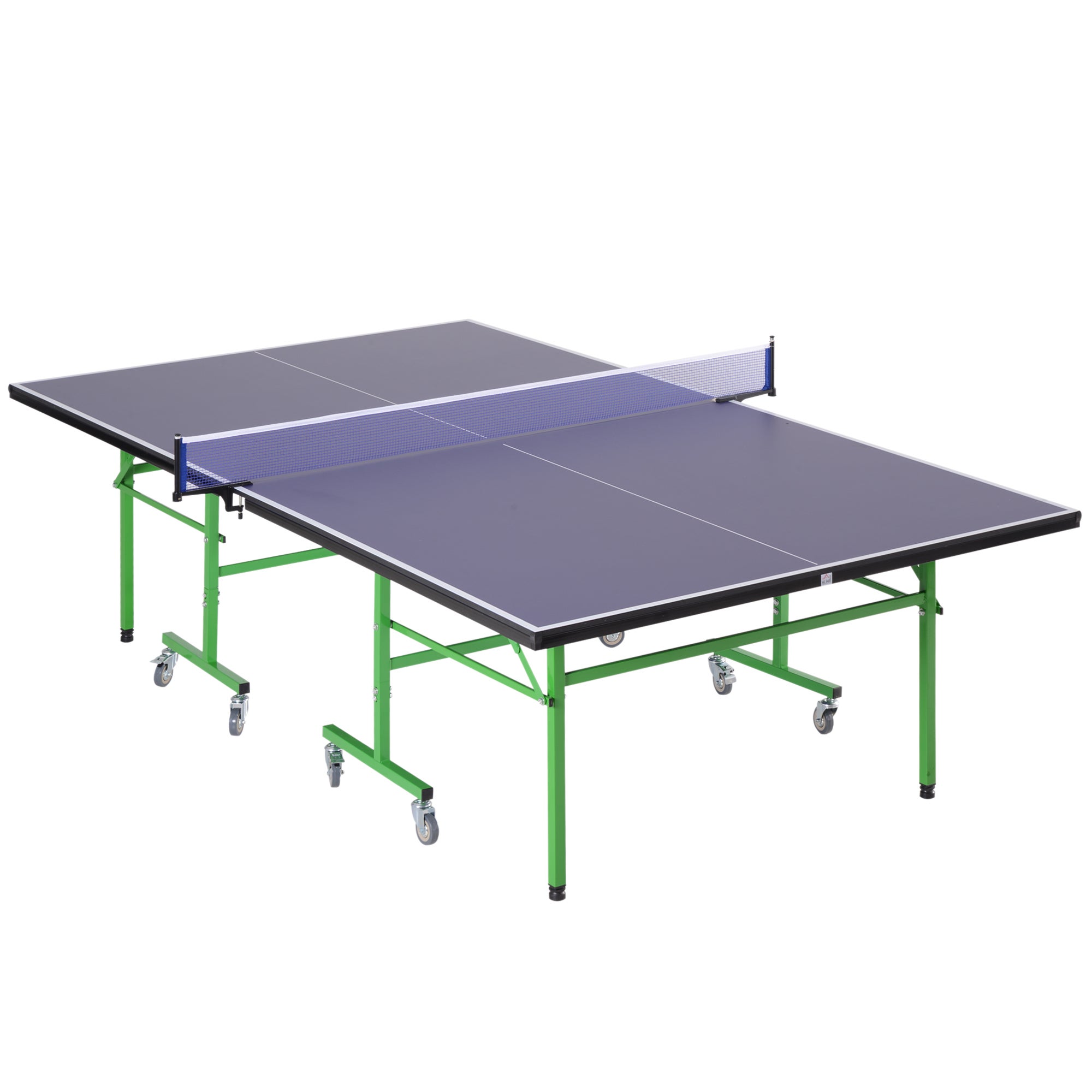 Tavolo ping pong pieghevole con rete indoor trasportabile