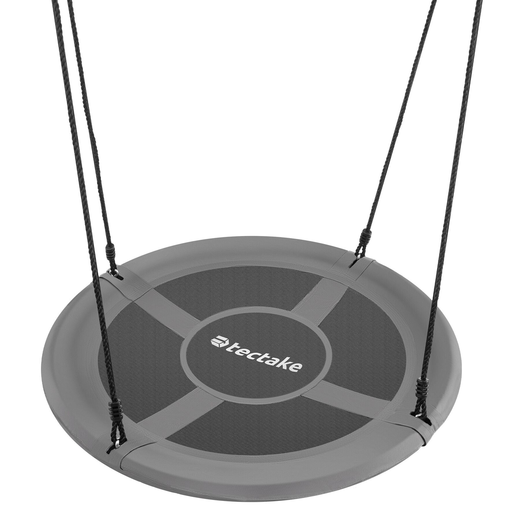Balançoire pour intérieur et extérieur réglable en hauteur avec une capacité de 120 kg 120 cm de diamètre TECTAKE - 4