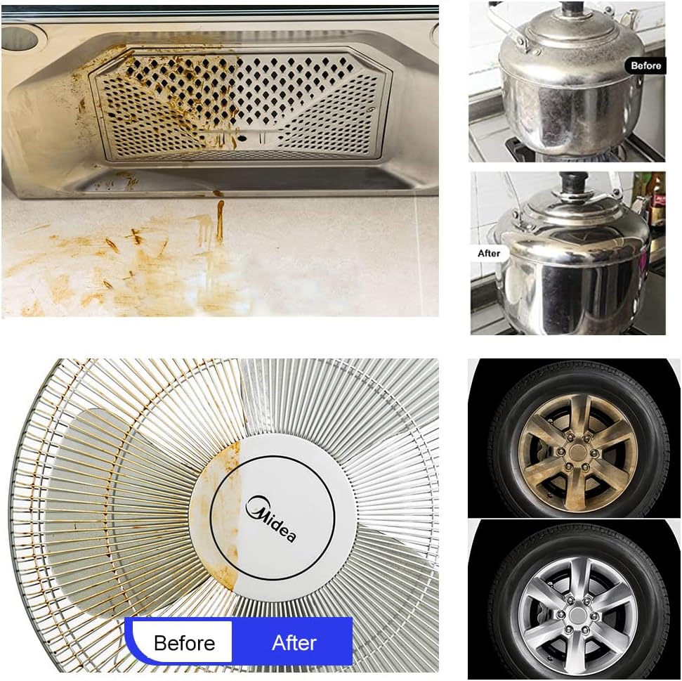 Lot de 18 éponges magiques, gommes magiques extra-résistantes avec 2x plus de puissance de nettoyage - nettoie toutes les surfaces. (10*6*2 cm) - 5