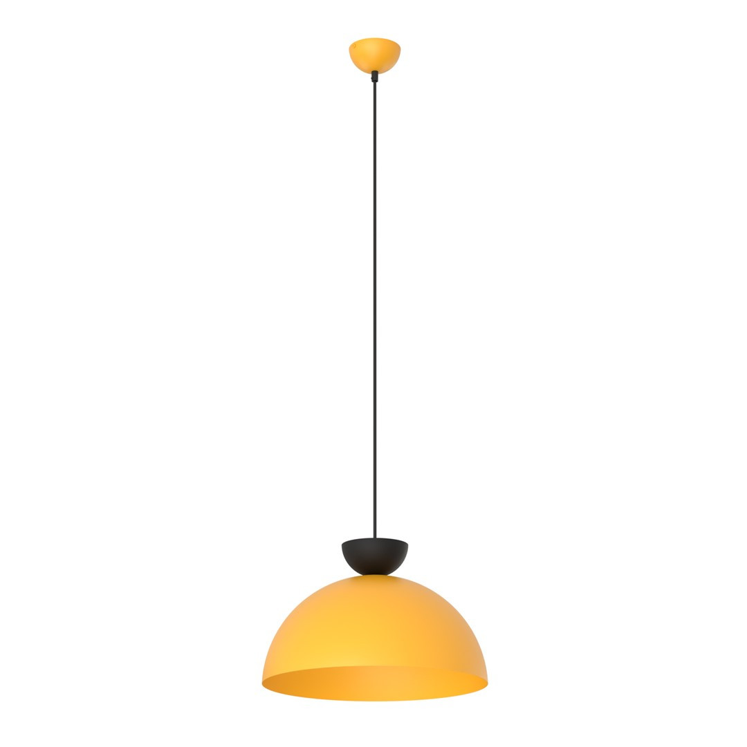 Lampa wisząca LUNARO pomarańczowo-czarna 1xGX53x10W metal wym:140x40x40cm IP20 Emibig