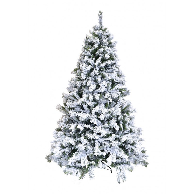 Albero Di Natale 270 Cm Super Folto Albero di Natale ARTIFICIALE ROYAL INNEVATO super folto in PVC