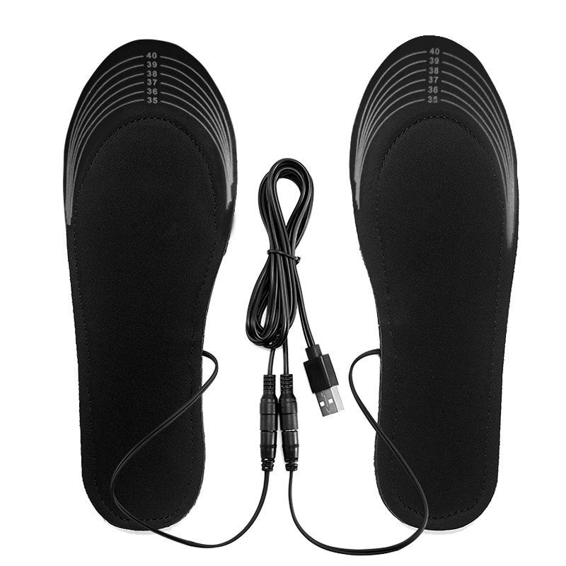 (35-41) Calcetines calefactables, calentadores de pies, calcetines calefactables eléctricos USB, calcetines interiores para zapatos, almohadillas térm - 2