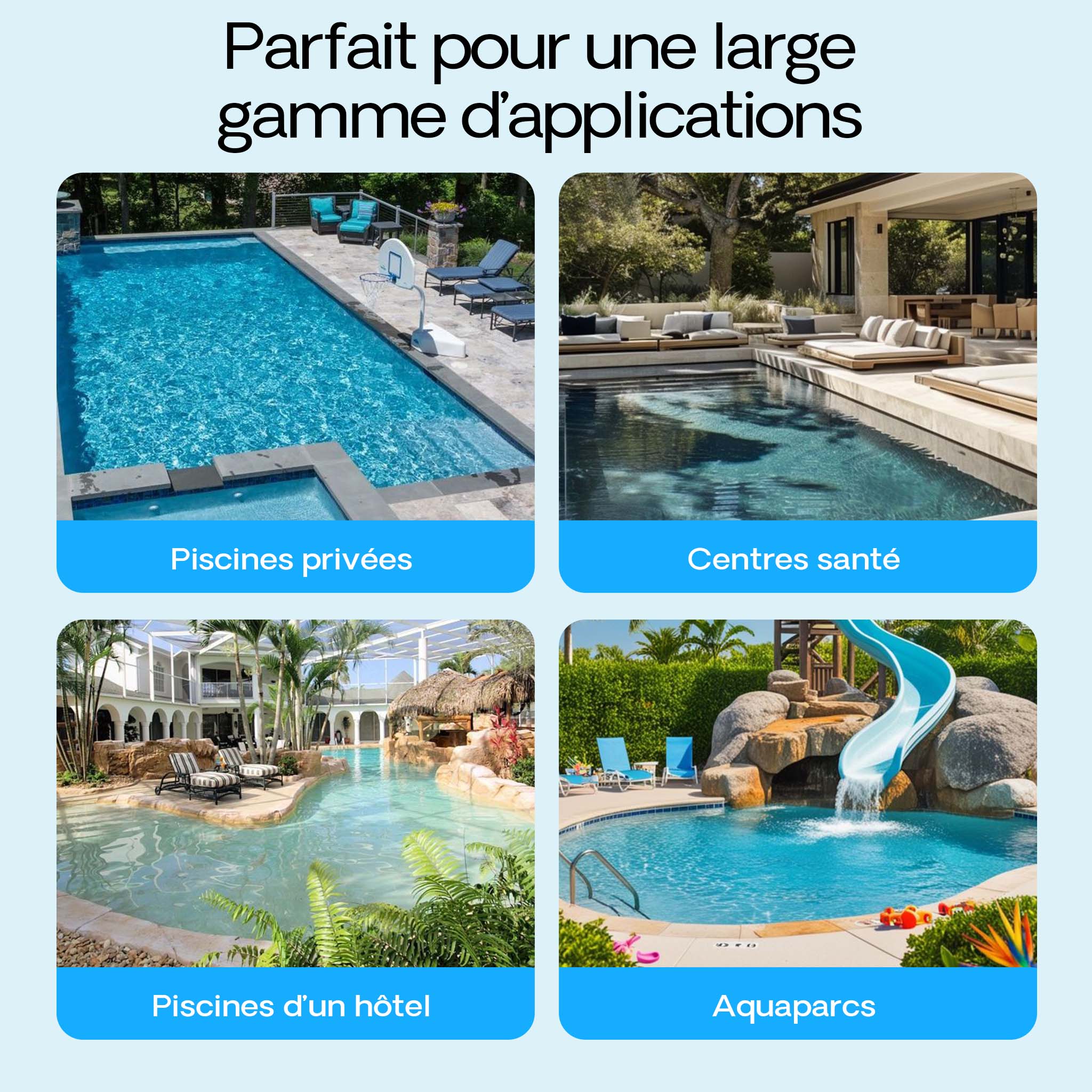 Pompe de piscine à vitesse variable 750 W – Débit 21000 l/h – Hauteur refoulement 17 m – Pompe de filtration et de circulation pour Filtre… XPOtool... - 8