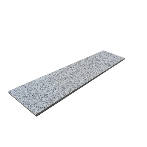 Parapet Stopnica granitowa szara polerowana Bianco Sardo G602 150x33x2 cm
