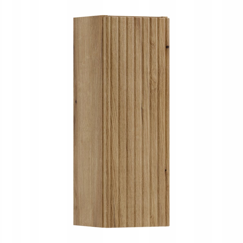 Szafka łazienkowa górna Nova 20 cm dąb coast evoke ryflowana