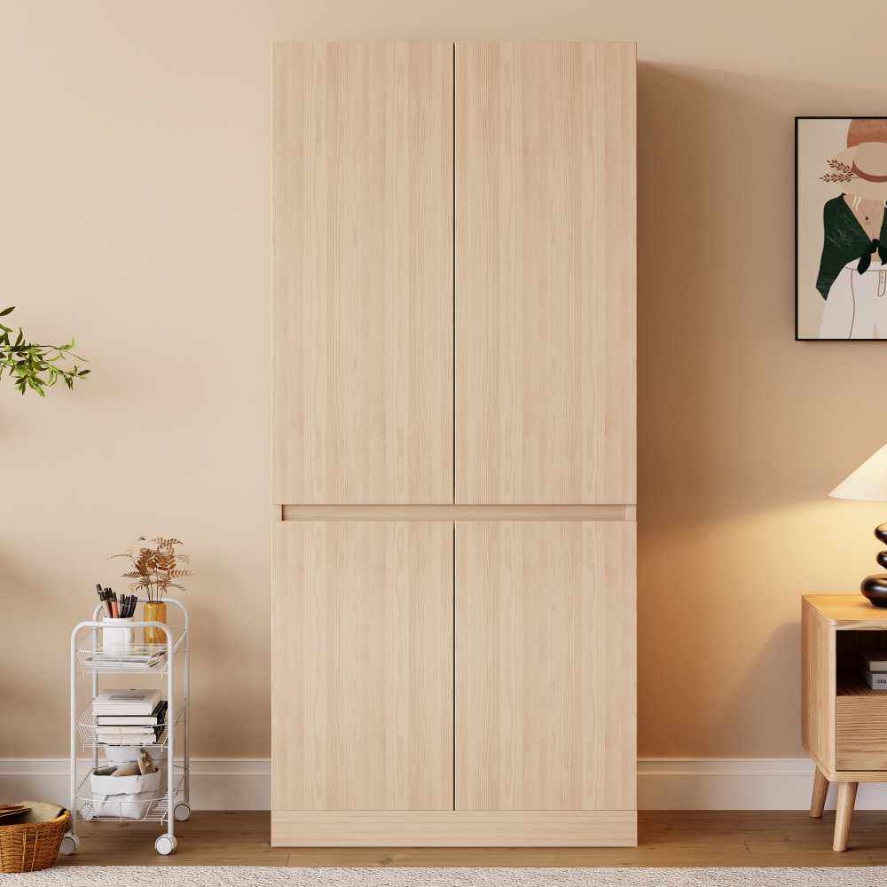 Szafka 2-drzwiowa 70x40x170 cm z dużą przestrzenią wewnętrzną i regulowanymi półkami