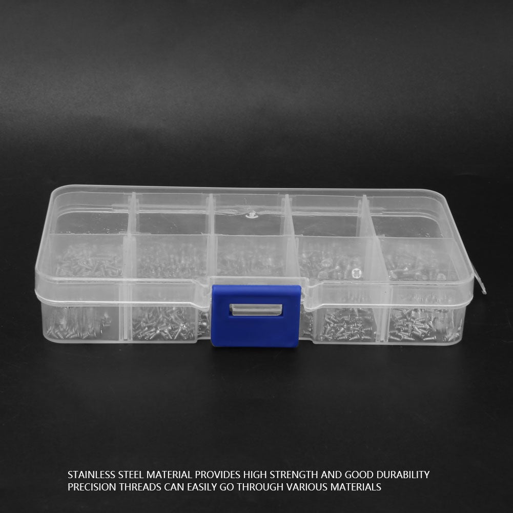 1000 pezzi in acciaio inox con testa a croce, testa in cotone, m1, m1,2, m1,4, m1,7 - 4