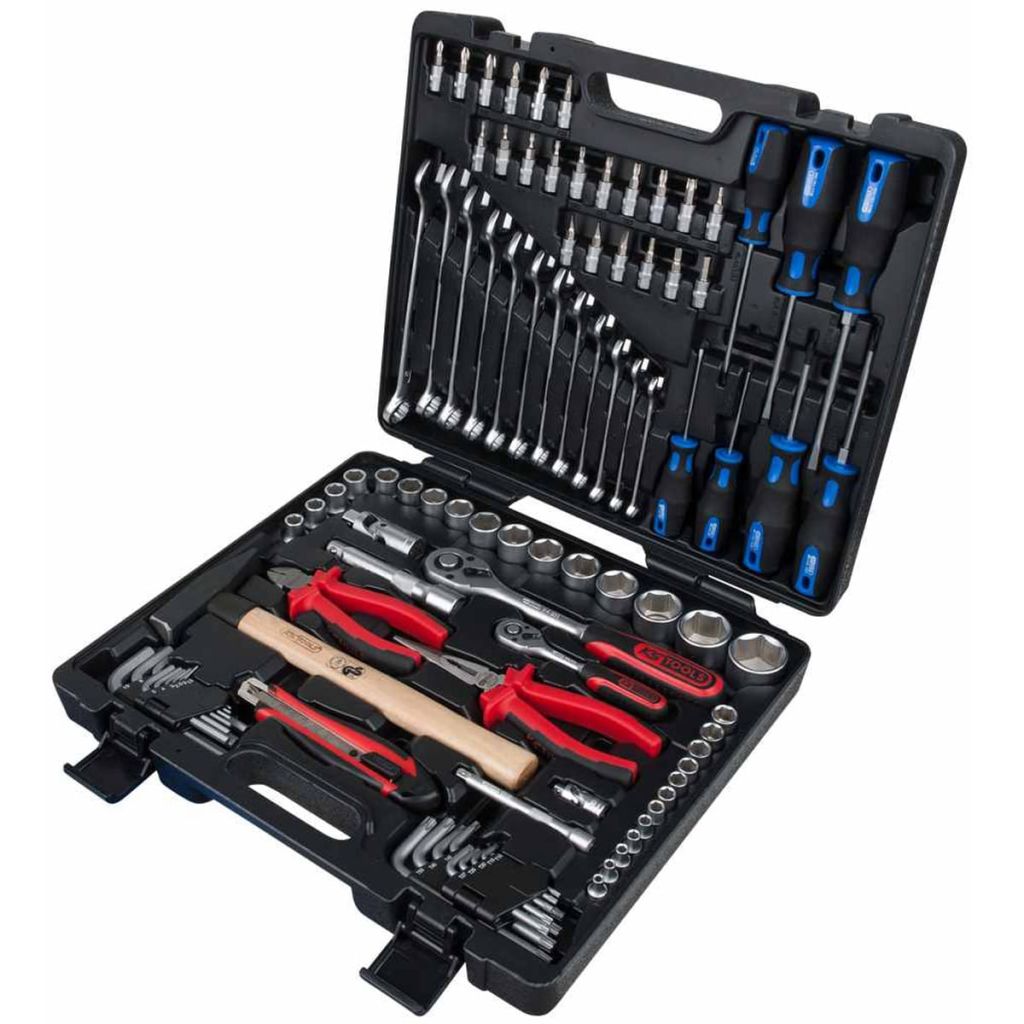 Zestaw narzędzi uniwersalnych KS TOOLS 1/4" + 1/2", 97 elementów - 917.0797