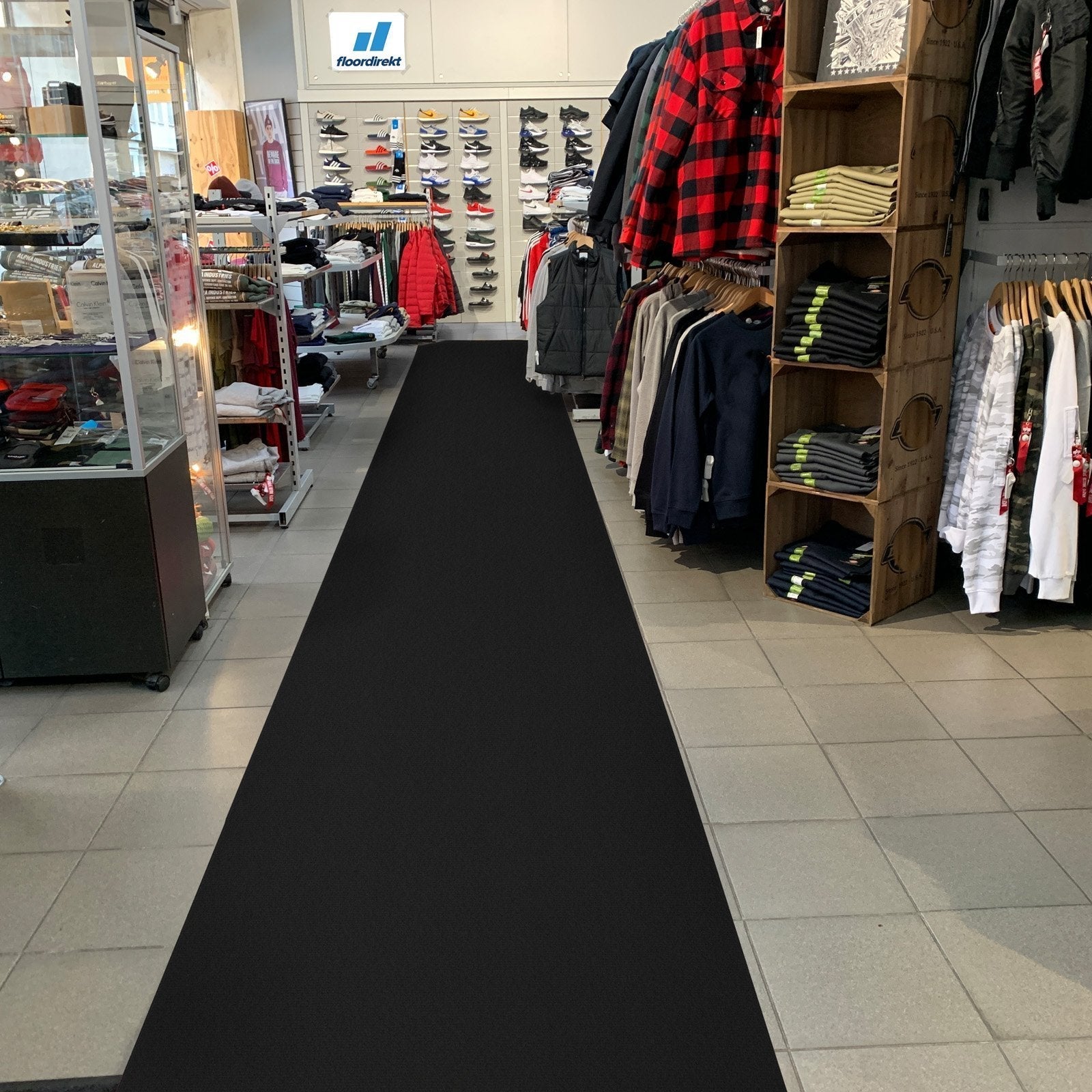 Tapis de couloir Pour Événement Sintra Noir 200 x 500 cm - 4