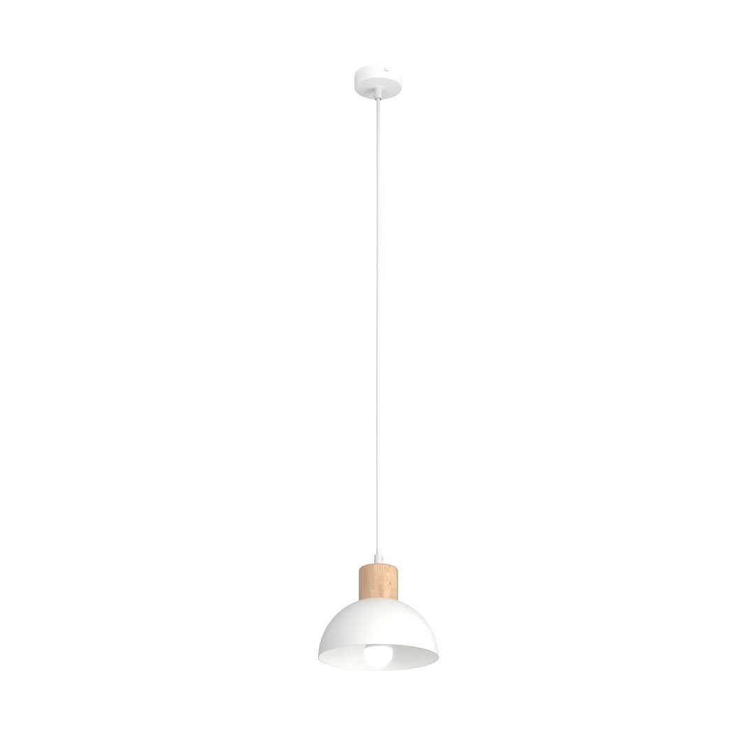 Lampa wisząca SECO biała 1xE27x20W metal wym:140x18x18cm IP20 Emibig