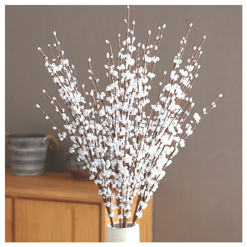 Un set di 10 fiori di gelsomino artificiali con steli lunghi 75 cm: un bouquet di fiori artificiali per matrimoni, fai da te, decorazioni per la casa | Leroy Merlin