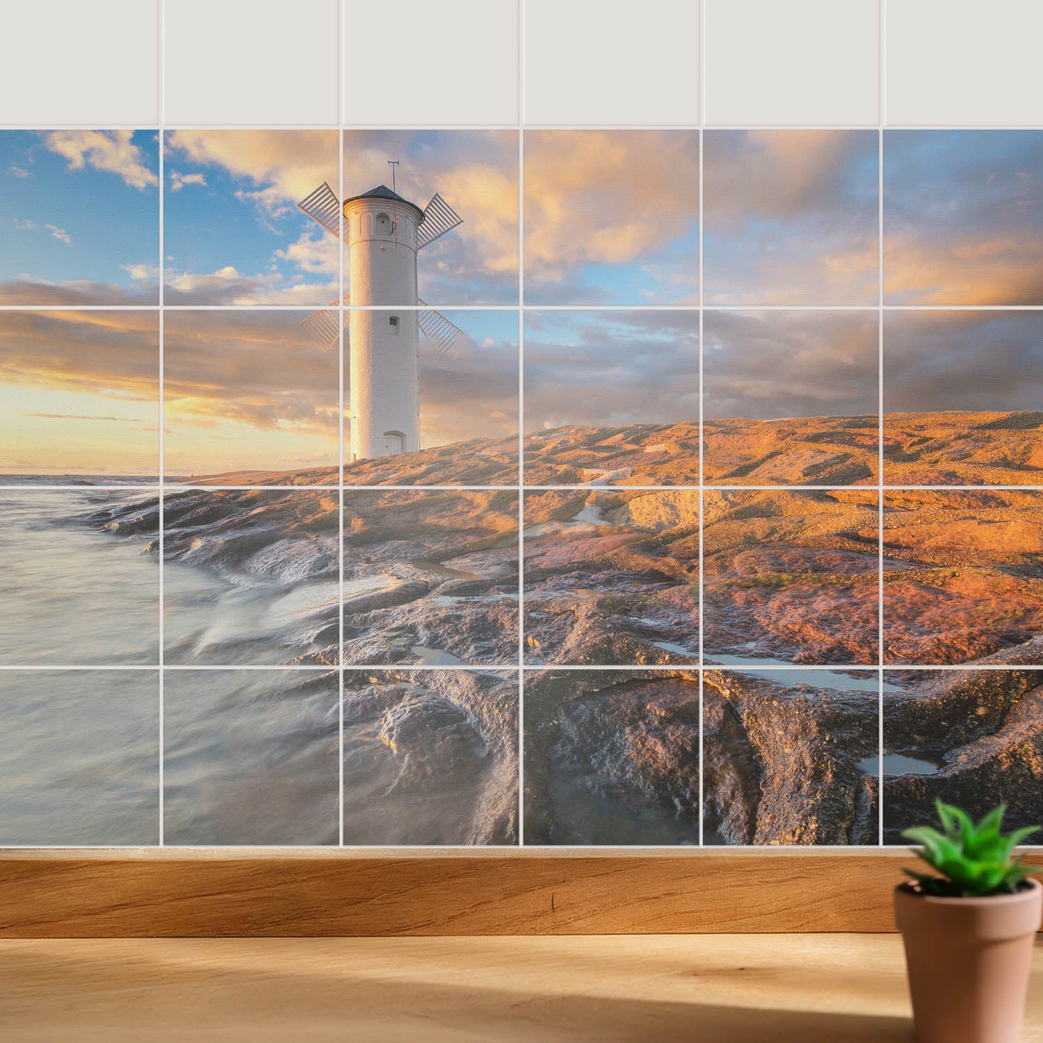 Autocollants De Carrelage Mural Peler Et Coller, Papier Peint En Vinyle Imperméable, Autocollant De Carrelage De Document Blanc, Décoration De La Maison Bricolage, 10 Feuilles