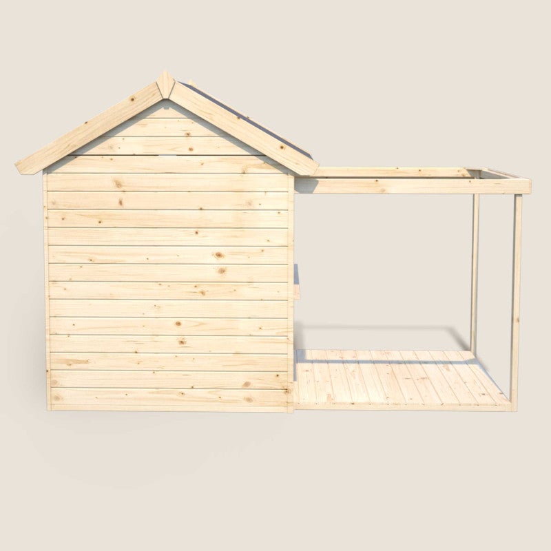 Cabane avec pergola et plancher pour enfants ÉPICERIE - 6