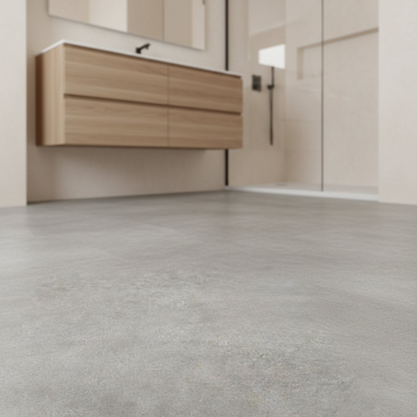 Muestra Suelo vinílico SPC clic Extrem 6mm efecto piedra Gris Cemento ISOVEX - 4
