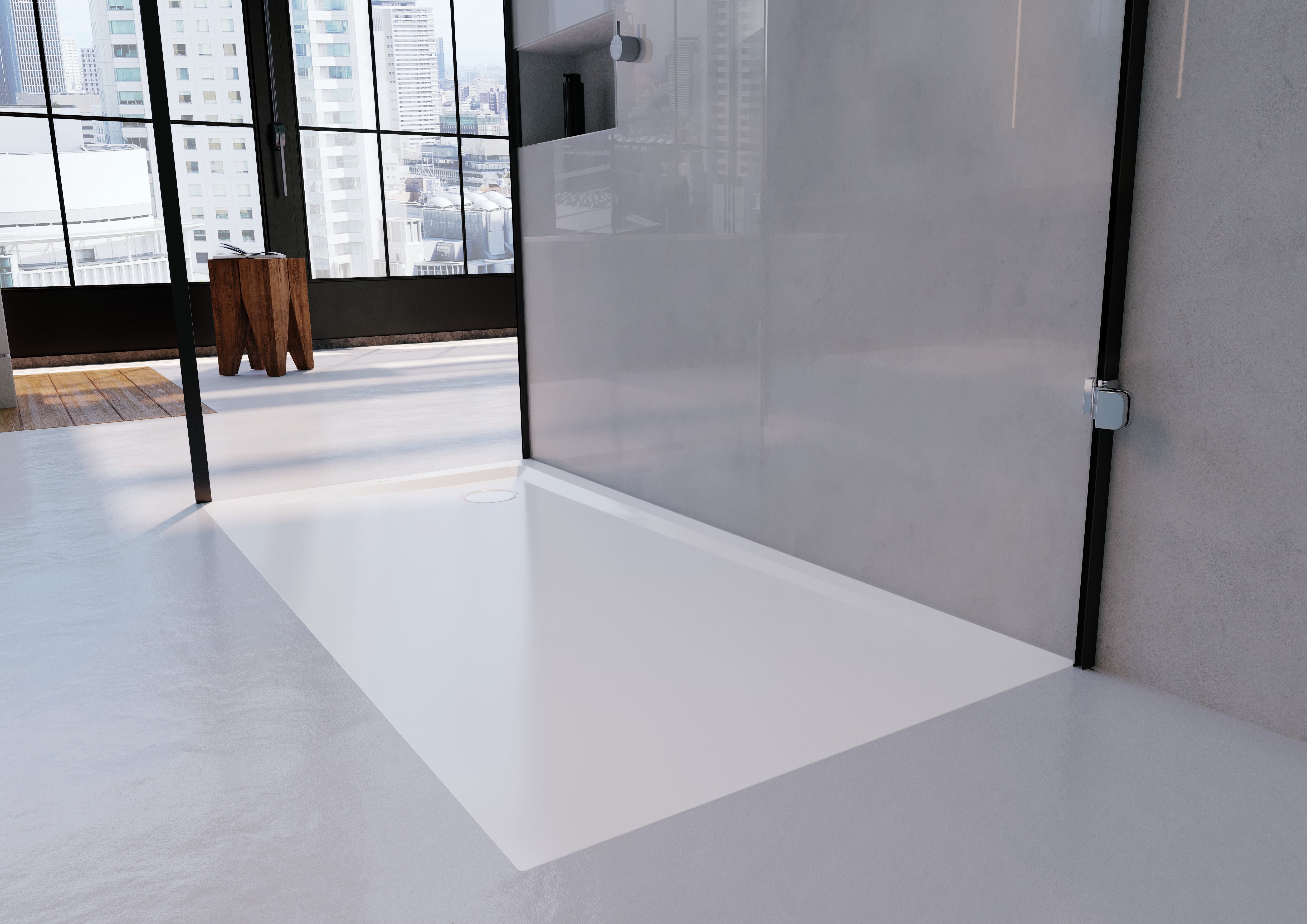 Kaldewei SUPERPLAN 1853-5, Receveurs de douche avec support de baignoire extra-plat, 140x90cm, 385347981001, 385347981001, Colorazione: Bianco alpino - 6