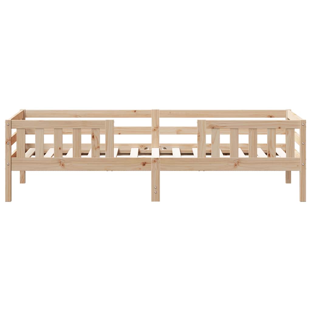 Cadre de lit sans matelas 80x200 cm bois massif de pin vidaXL - 5