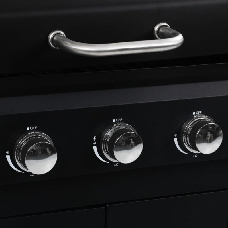 Barbecue Combinato Carbone e Gas 3 Fuochi vidaXL - 6