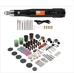 Utensile Rotante Senza Fili 5 Velocità - Con 61 Accessori E Luce LED, Per Fai Da Te E Lavori Di Precisione - Foto 6