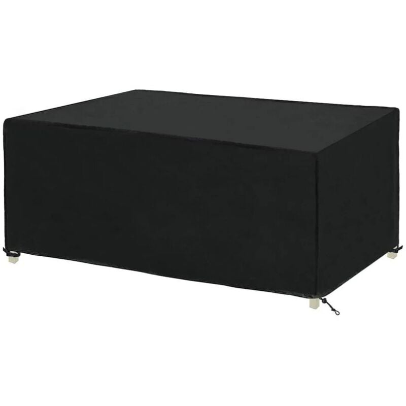 Prostokątny pokrowiec na stół ogrodowy, wodoodporny pokrowiec na meble ogrodowe, pokrowiec na meble ogrodowe, wodoodporny pokrowiec Oxford (180