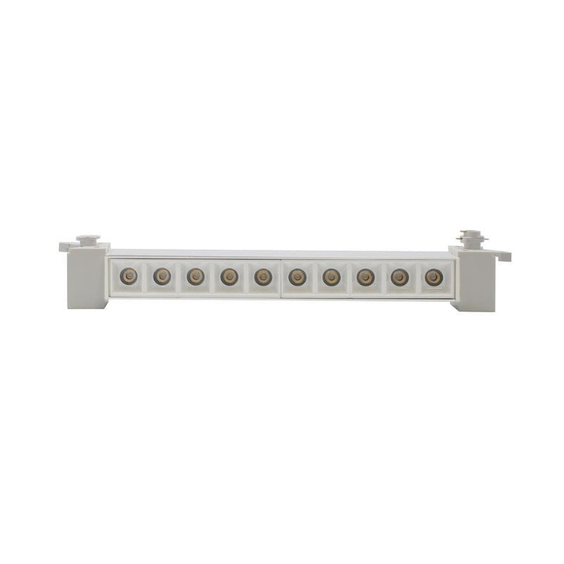 Projecteur Linéaire sur Rail Monophasé 20W 33cm Blanc - Blanc Chaud 2300K - 3500K - SILUMEN - 3